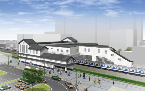 岩槻駅西口完成予想パース